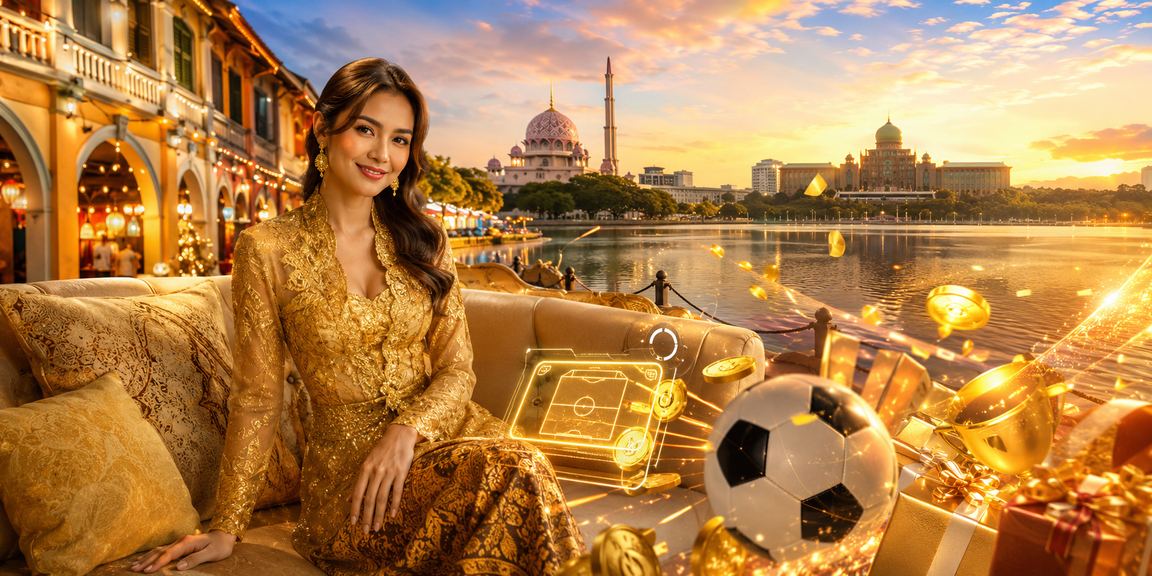 Pemain wanita berbaju kebaya menyemak taruhan sukan di Putrajaya